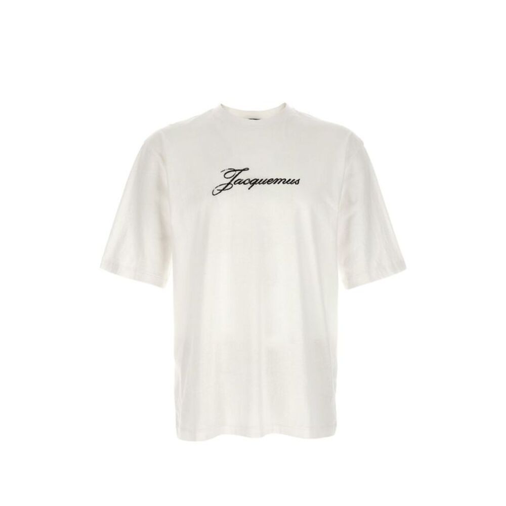 Jacquemus Men Logo Cotton T-Shirt